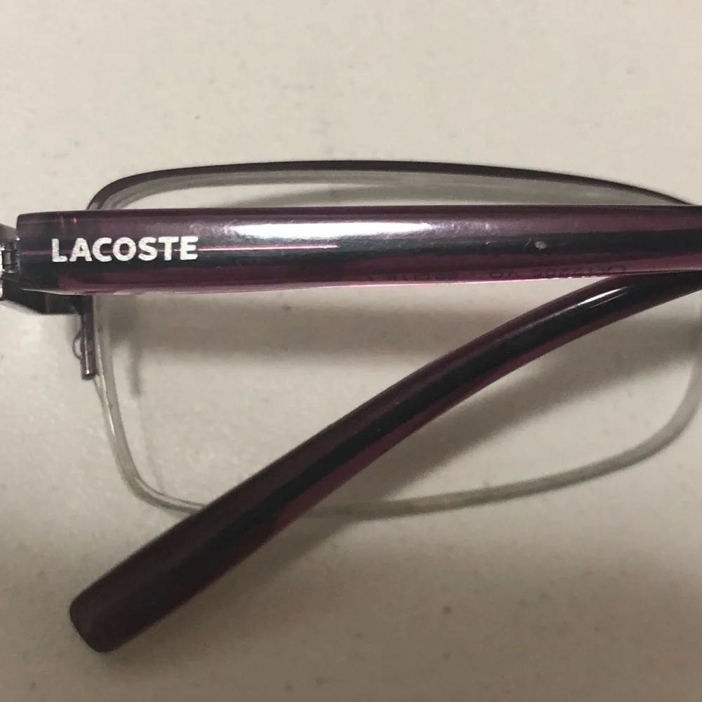 Lacoste flexible purple color eyeglasses class